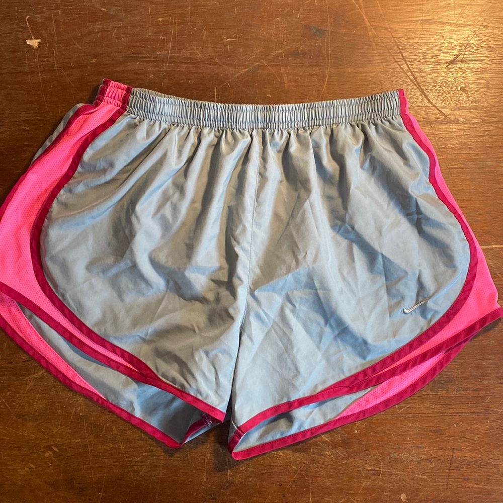 Nike Tempo light grey + pink Women’s Running Short size L